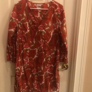 Pomegranate Cover Up size large